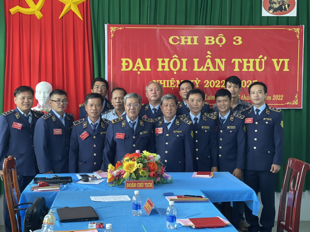 Chi bộ 3 thuộc Đảng bộ Cục Quản lý thị trường tỉnh Kiên Giang tổ chức thành công Đại hội lần thứ VI, nhiệm kỳ 2022-2025